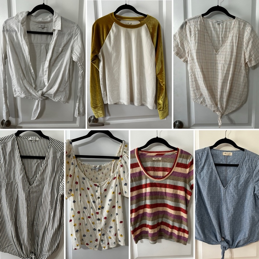 7 Madewell Shirts M